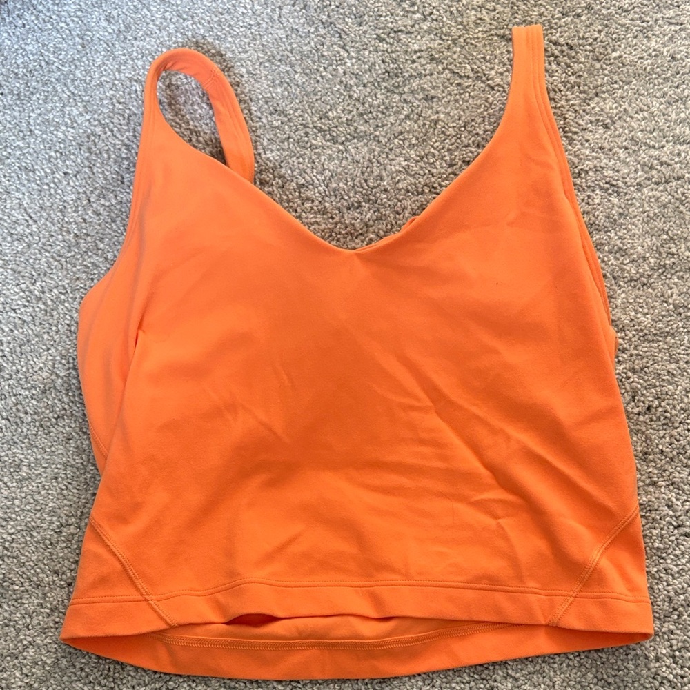 Orange lemon align tank